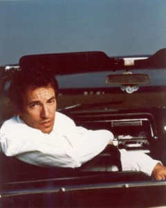 Bruce Springsteen In Convertible