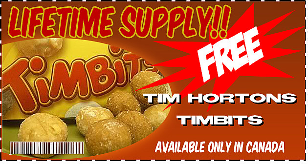 Steph's Phony Coupons - Timbits Steph's Phony Coupons - Timbits