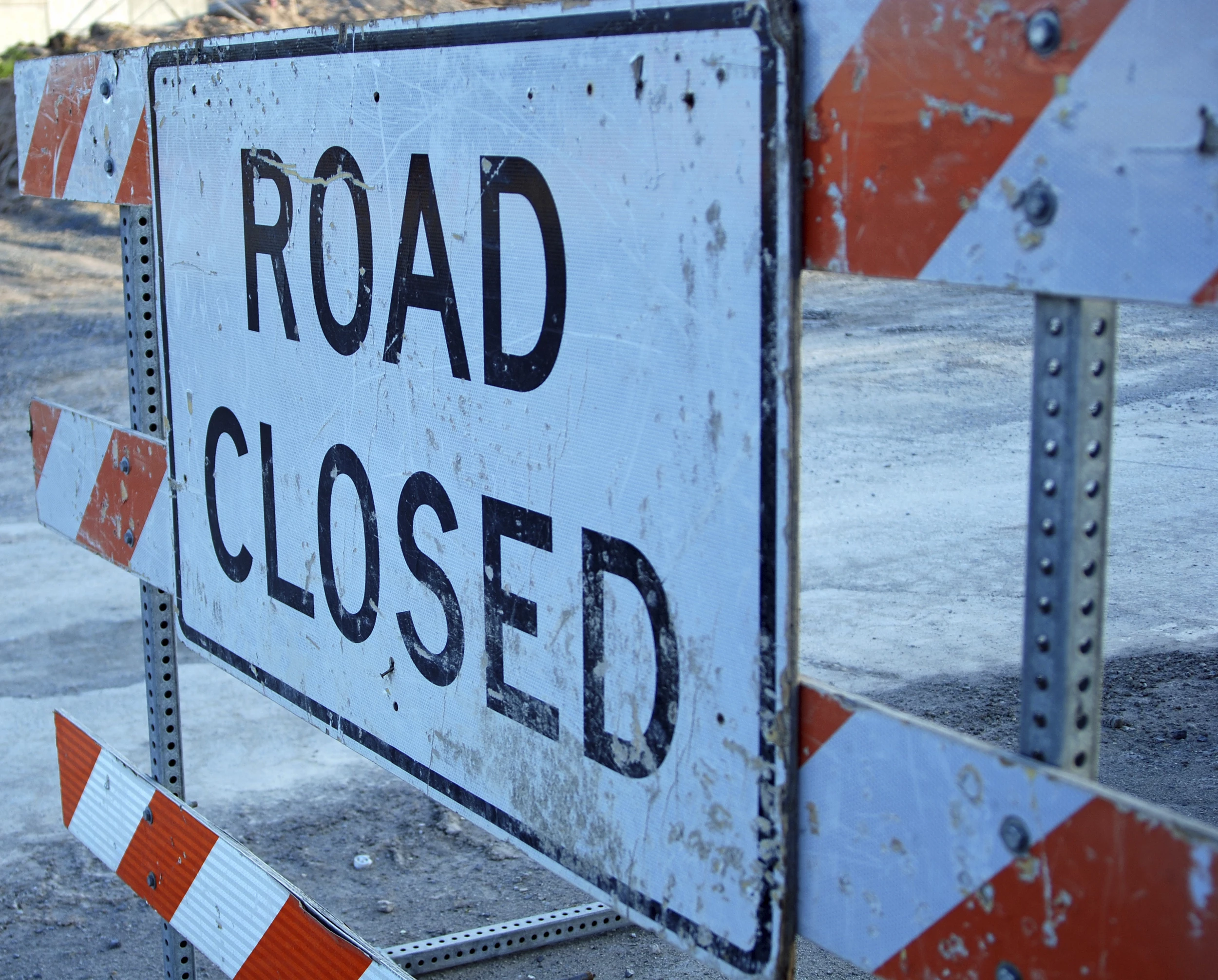 Road Closed Sign
