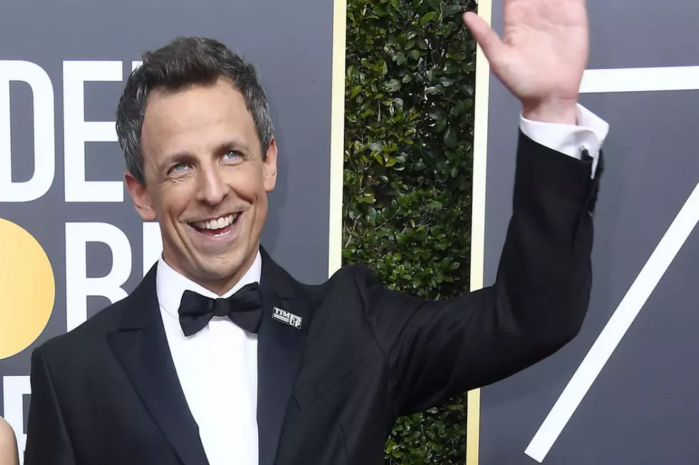 Seth Meyers Skewers Weinstein, Praises Hollywood Women in Golden Globes Opening
