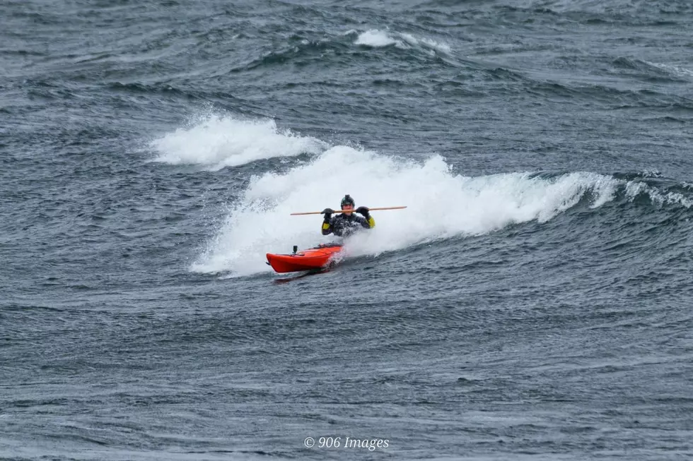 Michigan Man Spotted Kayaking Lake Superior in Freezing Temps