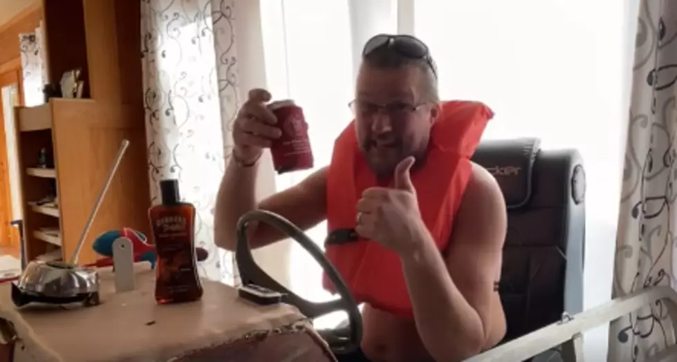 Lapeer Man Going Viral With Indoor Pontoon Video