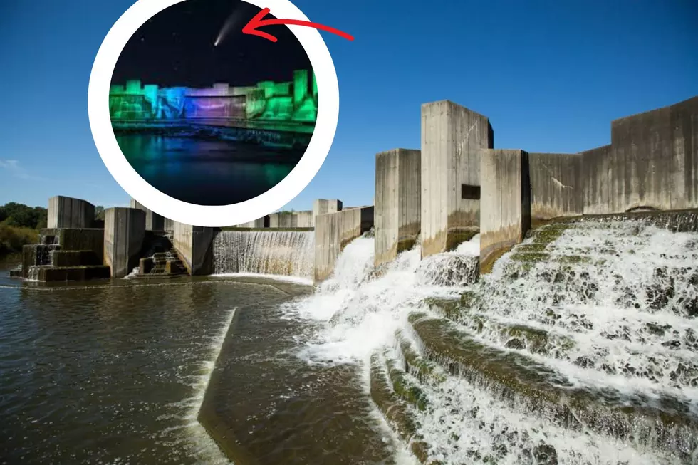The Once Popular Stepping Stone Falls in Flint, MI Meets a Historic Comet