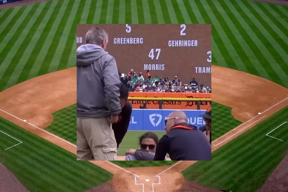 Detroit Grounds Crew Member Gets Hurt, Flips the Bird on Live TV
